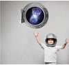 PortScape Star Quasar 1 | Space Porthole Window Wall Decal