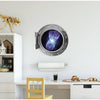 PortScape Star Quasar 1 | Space Porthole Window Wall Decal