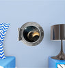 PortScape Colliding Planets | Space Porthole Window Wall Decal