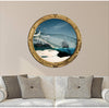 PortScape Pirate Ship In A Bottle | Ocean Porthole Window Wall Decal