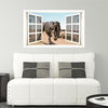 T-Rex Dinosaur | WindowScape 3D Window Wall Decal