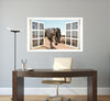 T-Rex Dinosaur | WindowScape 3D Window Wall Decal