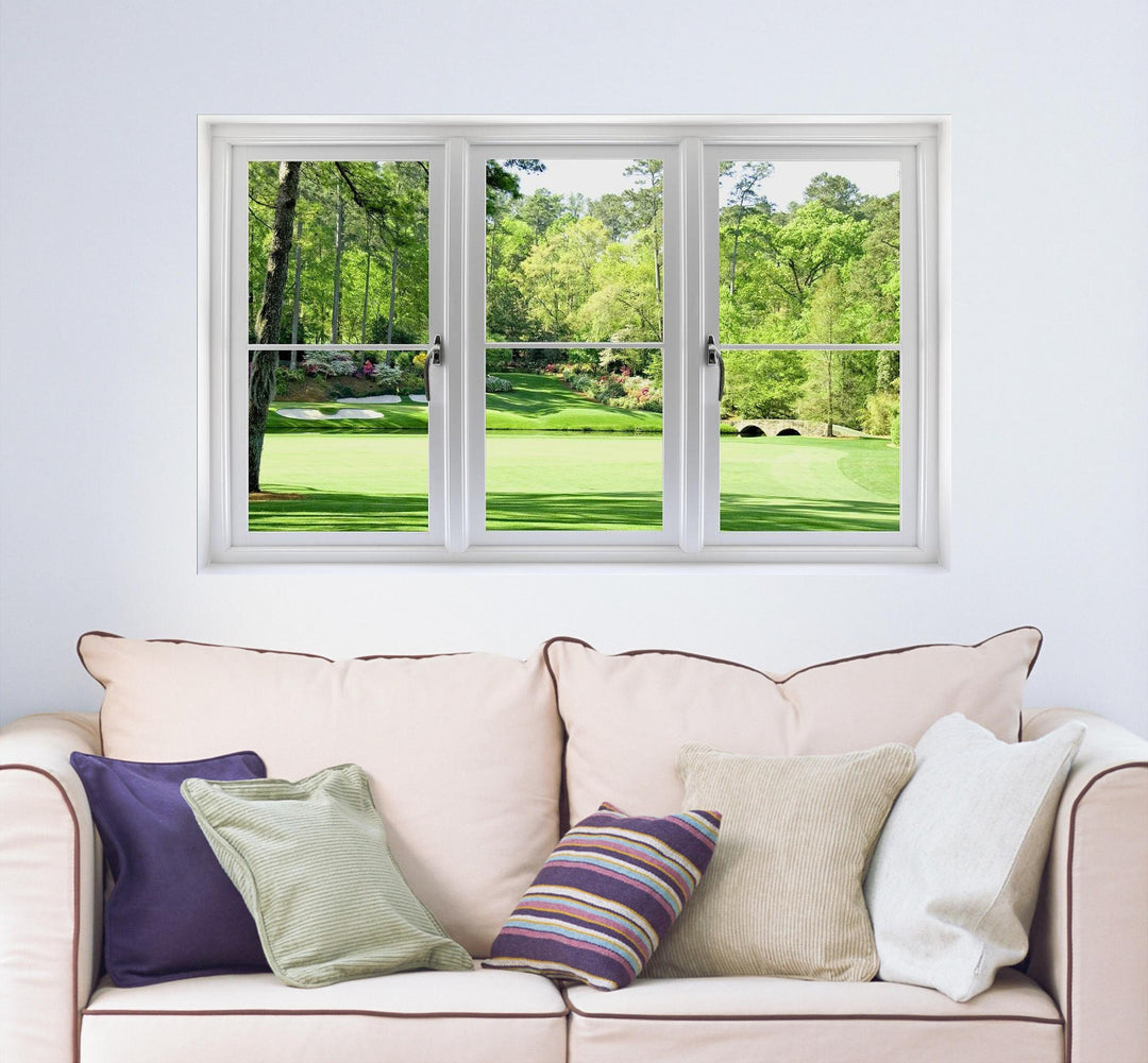 12th Hole at Augusta | WindowScape 3D Window Wall Decal