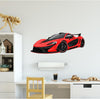 Mclaren P1 Red Car Wall Decal