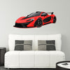 Mclaren P1 Red Car Wall Decal