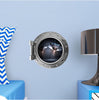 PortScape Space UFO's 1 | Space Porthole Window Wall Decal