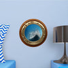 PortScape Sunken Ship Wreck 2 | Ocean Porthole Window Wall Decal