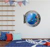 PortScape Tropical Reef Life 2 | Ocean Porthole Window Wall Decal