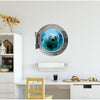 PortScape Polar Bear | Ocean Porthole Window Wall Decal