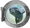 PortScape DOLPHIN 2 | Ocean Porthole Window Wall Decal
