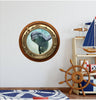 PortScape DOLPHIN 2 | Ocean Porthole Window Wall Decal