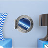 PortScape Distant Moon | Space Porthole Window Wall Decal