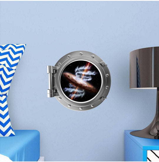 PortScape Quasar 3 | Space Porthole Window Wall Decal