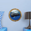 PortScape Sperm Whale | Ocean Porthole Window Wall Decal