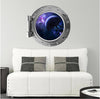 PortScape Exploding Planets | Space Porthole Window Wall Decal