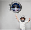 PortScape Space Shuttle Launch 2 | Space Porthole Window Wall Decal
