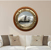 PortScape Lighthouse 1 Crashing Waves | Porthole Window Wall Decal