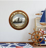 PortScape Lighthouse 1 Crashing Waves | Porthole Window Wall Decal