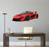 Mclaren P1 Red Car Wall Decal