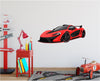 Mclaren P1 Red Car Wall Decal