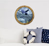 PortScape Penguin Dive 1 | Ocean Porthole Window Wall Decal