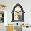 CastleScape Black Dragon 2 | Castle Window Wall Decal