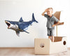 Megalodon Shark #2 Wall Decal Sticker Ocean Under The Sea Kids Room Decor Boys Bedroom Birthday Gift Man Cave Decor Prehistoric Extinct