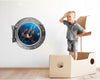PortScape King Neptunes Trident | Ocean Porthole Window Wall Decal