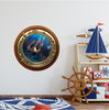 PortScape King Neptunes Trident | Ocean Porthole Window Wall Decal