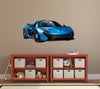 Mclaren P1 Burton Blue Car Wall Decal
