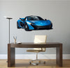 Mclaren P1 Burton Blue Car Wall Decal