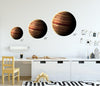 Jupiter Wall Decal Planets Solar System Removable Vinyl Peel and Stick Boys Nursery Room Playroom Decor Outer Space Wall Sticker
