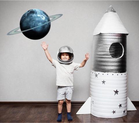 Uranus Wall Decal Individual Planets Solar System Removable Vinyl Peel & Stick Boys Nursery Room Playroom Decor Outer Space Wall Sticker HD