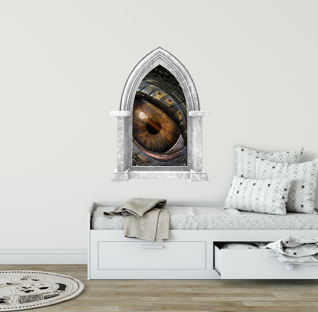 CastleScape Dragons Eye 1 | Castle Window Wall Decal