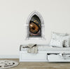 CastleScape Dragons Eye 1 | Castle Window Wall Decal
