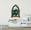 CastleScape Distant Kingdom 1 | Castle Window Wall Decal
