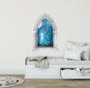 CastleScape Fairytale Moon at Night 1 | Castle Window Wall Decal