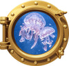 PortScape Baby Jellyfish | Ocean Porthole Window Wall Decal