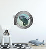 PortScape DOLPHIN 2 | Ocean Porthole Window Wall Decal