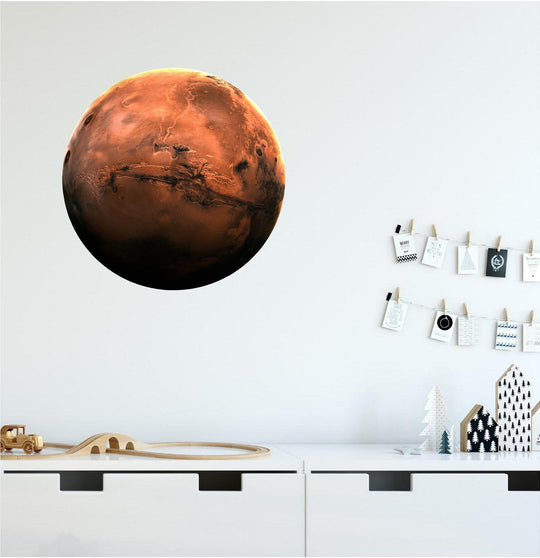 Mercury Wall Decal Individual Planets Solar System Removable Vinyl Peel Stick Boys Nursery Room Playroom Decor Outer Space Wall Sticker HD