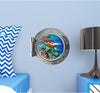 PortScape Hawksbill Sea Turtle | Ocean Porthole Window Wall Decal