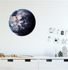Earth #2 Wall Decal Individual Planets Solar System Removable Vinyl Peel Stick Boys Nursery Room Playroom Decor Outer Space Wall Sticker HD