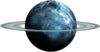 Uranus Wall Decal Individual Planets Solar System Removable Vinyl Peel & Stick Boys Nursery Room Playroom Decor Outer Space Wall Sticker HD