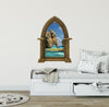 CastleScape Fantasy Island 2 | Castle Window Wall Decal