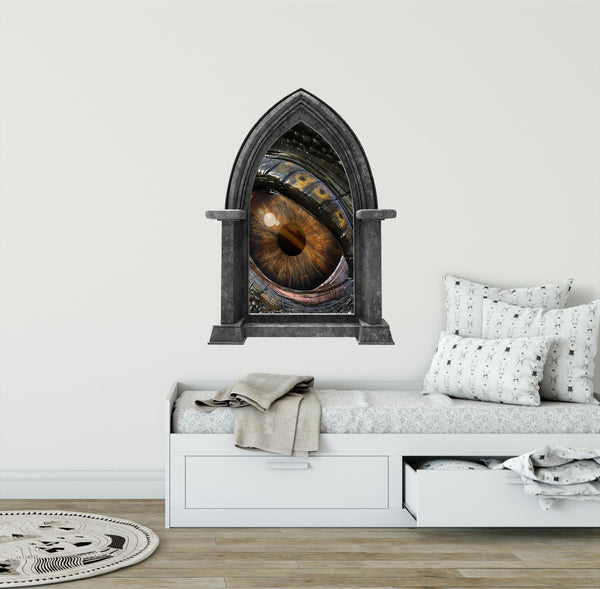 CastleScape Dragons Eye 1 | Castle Window Wall Decal