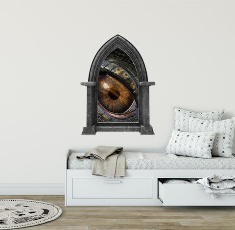 CastleScape Dragons Eye 1 | Castle Window Wall Decal