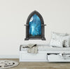 CastleScape Fairytale Moon at Night 1 | Castle Window Wall Decal