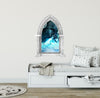 CastleScape Ice Dragon 1 | Castle Window Wall Decal