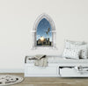 CastleScape Kingdom Under Fire 1 | Castle Window Wall Decal