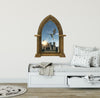 CastleScape Kingdom Under Fire 1 | Castle Window Wall Decal